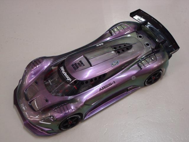 PS46 Spray Iridescent Purple/Green brillant 100ml Tamiya