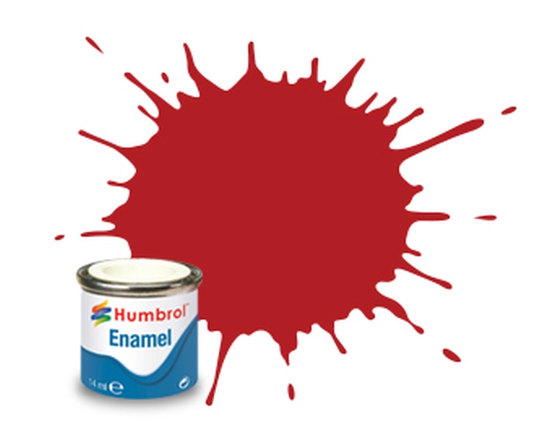 153 Insignia Red enamel flat 14ml Humbrol
