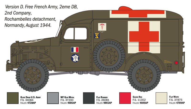 Italeri Dodge WC-54 Ambulance 1/35