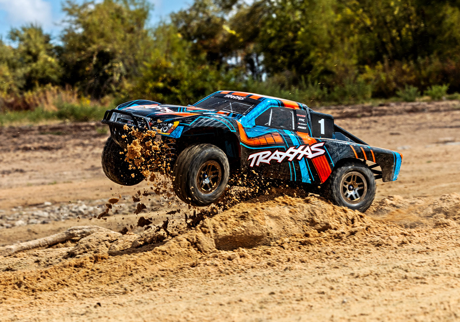 Traxxas Slash 4X4 Ultimate LCG VXL TQi TSM Short course Truck 1/10 Orange