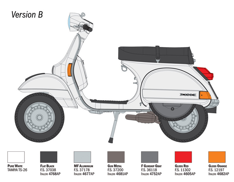 Italeri Vespa PX 125/150 1978 1/9