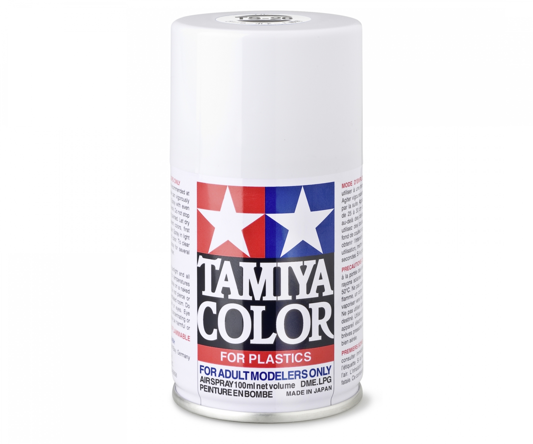 TS26 Spray Pure White brilliant 100ml Tamiya