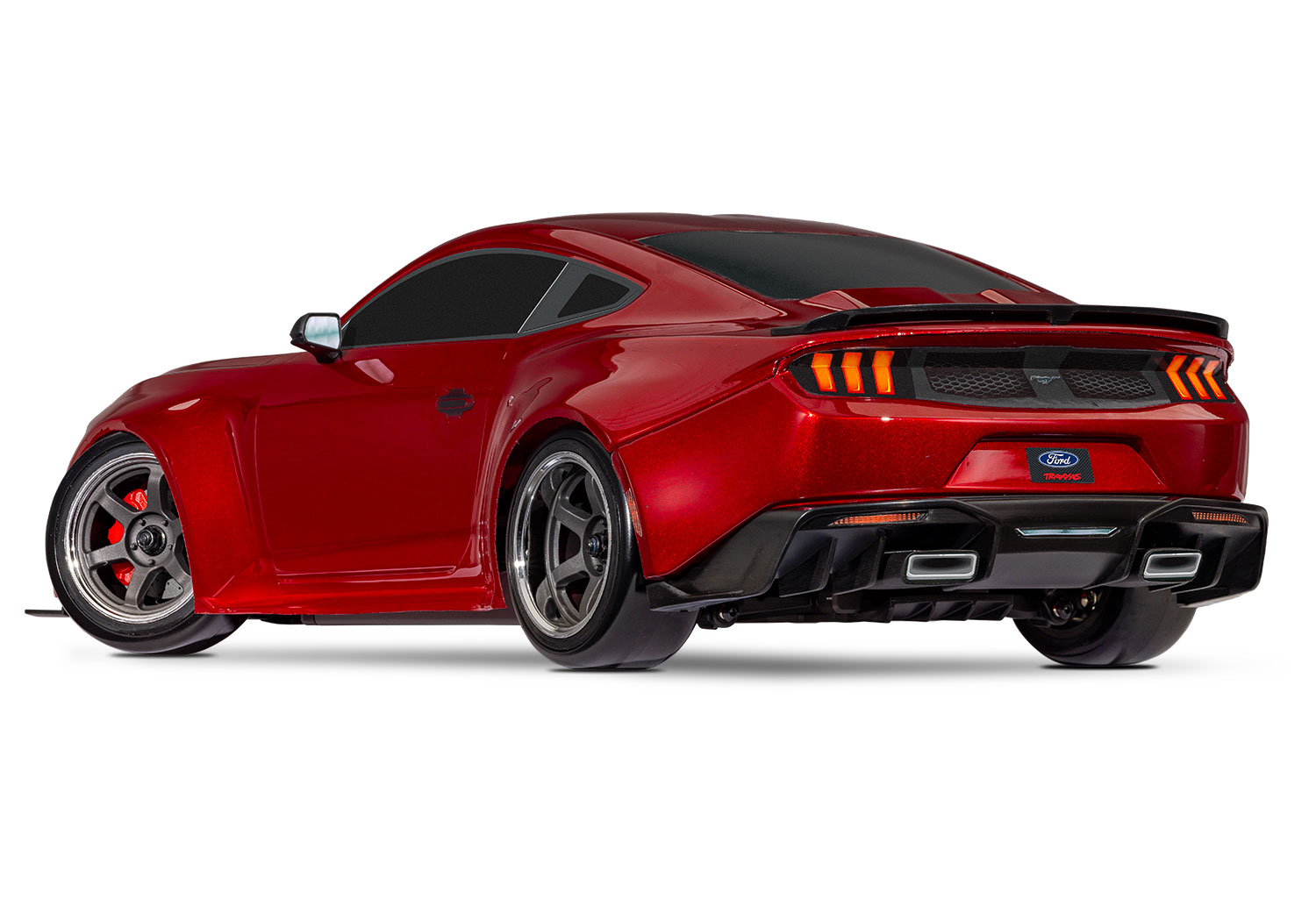 Traxxas 4-TEC 2024 Ford Mustang RWD Drift Car RTR 1/10 Red Summer Sale