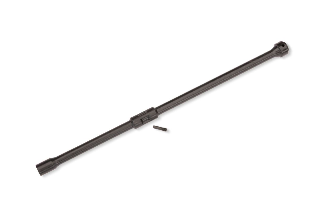 Traxxas Black Plastic Center Driveshaft with Pin