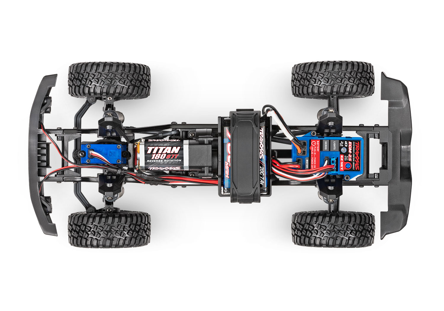 Traxxas TRX-4M Bronco 4WD Electric Scale and Trail Crawler with TQ 1/18 Blue