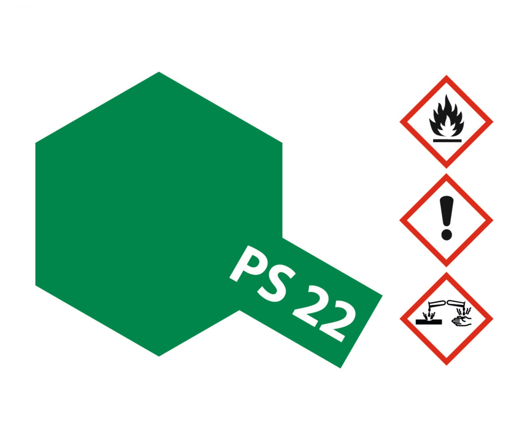 PS22 Spray Racing Green brillant 100ml Tamiya