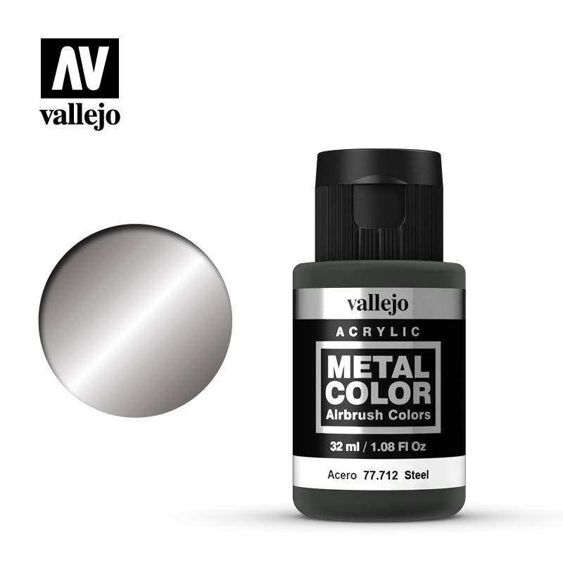 77712 Vallejo Steel Metal Color Potje 32ml