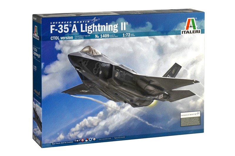Italeri Lockheed Martin F-35 A Lightning II CTOL Version 1/72