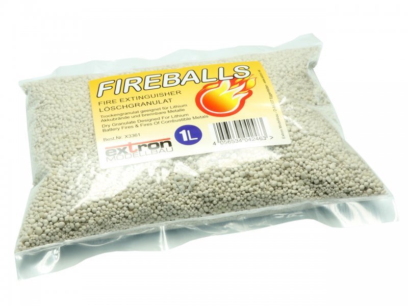 Extron Fireballs Granulaat LiPo Brandbestrijding 1 Liter