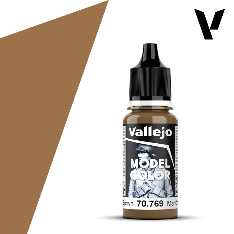 70769 Vallejo Mustard Brown Model Color 18ml
