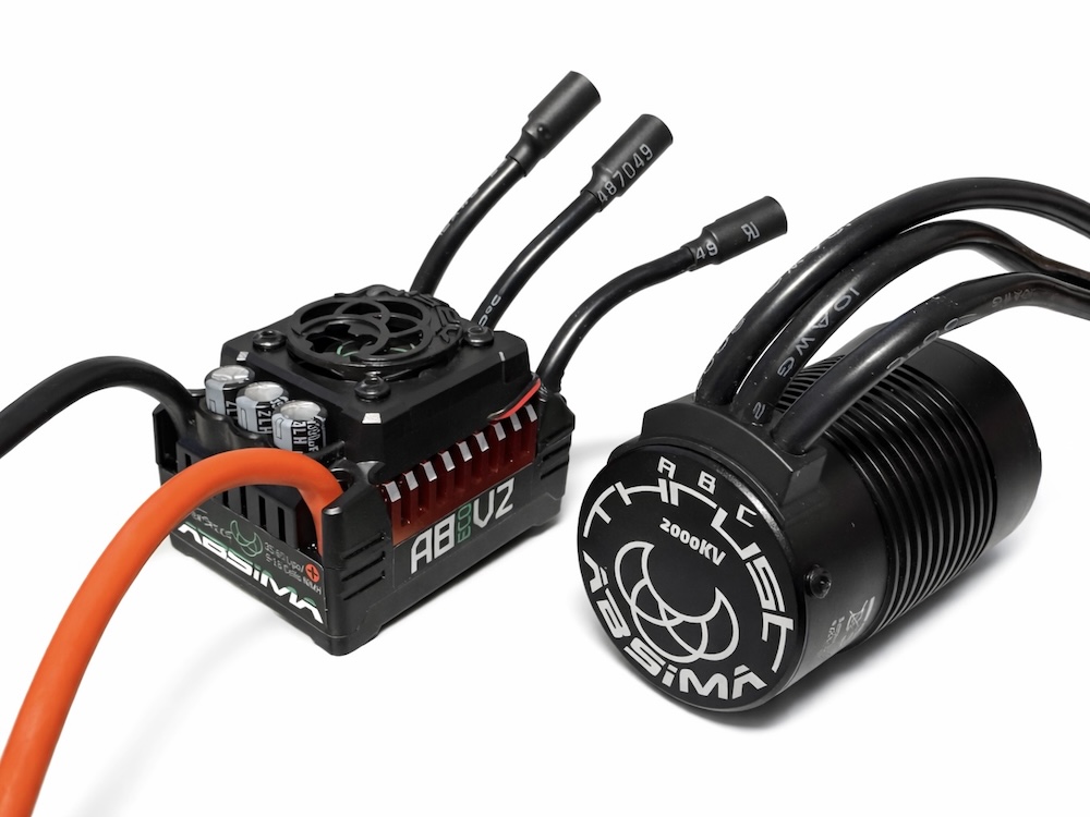 Absima Thrust V2 Brushless Motor 4275 2000KV & 150A ESC 1/8