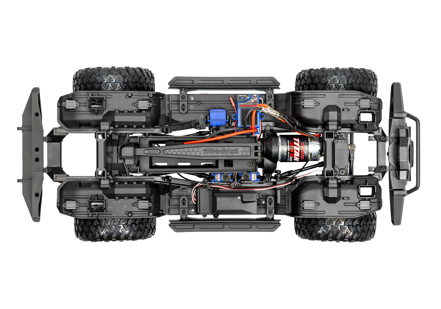 Traxxas Land Rover Defender TRX-4 4WD Scale and Trail  Crawler Fully-Assembled 1/10 Clipless Red