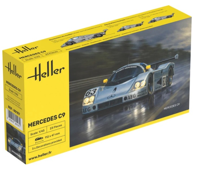 Heller Mercedes C9 1/43