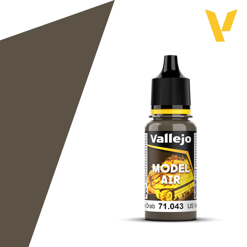 71043 Vallejo US Olive Drab Model Air 18ml