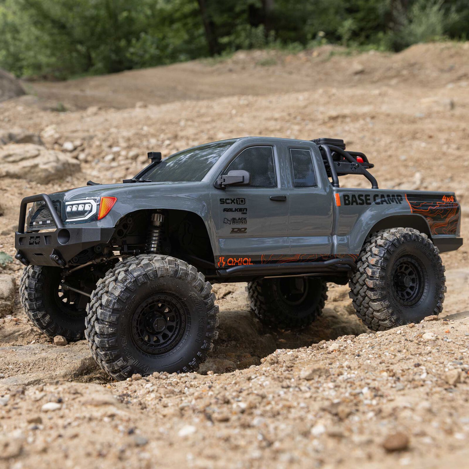 Axial SCX10 III Base Camp 4X4 RTR Brushed Rock Crawler Gray 1/10