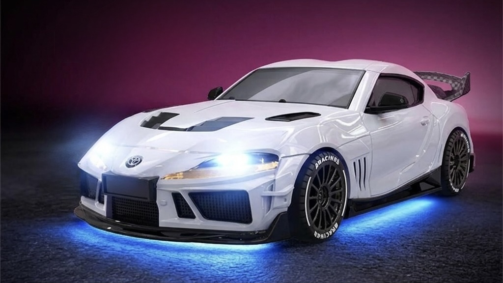 Absima Toyota Supra RTR 4WD Drift / Race Car 1/43 White