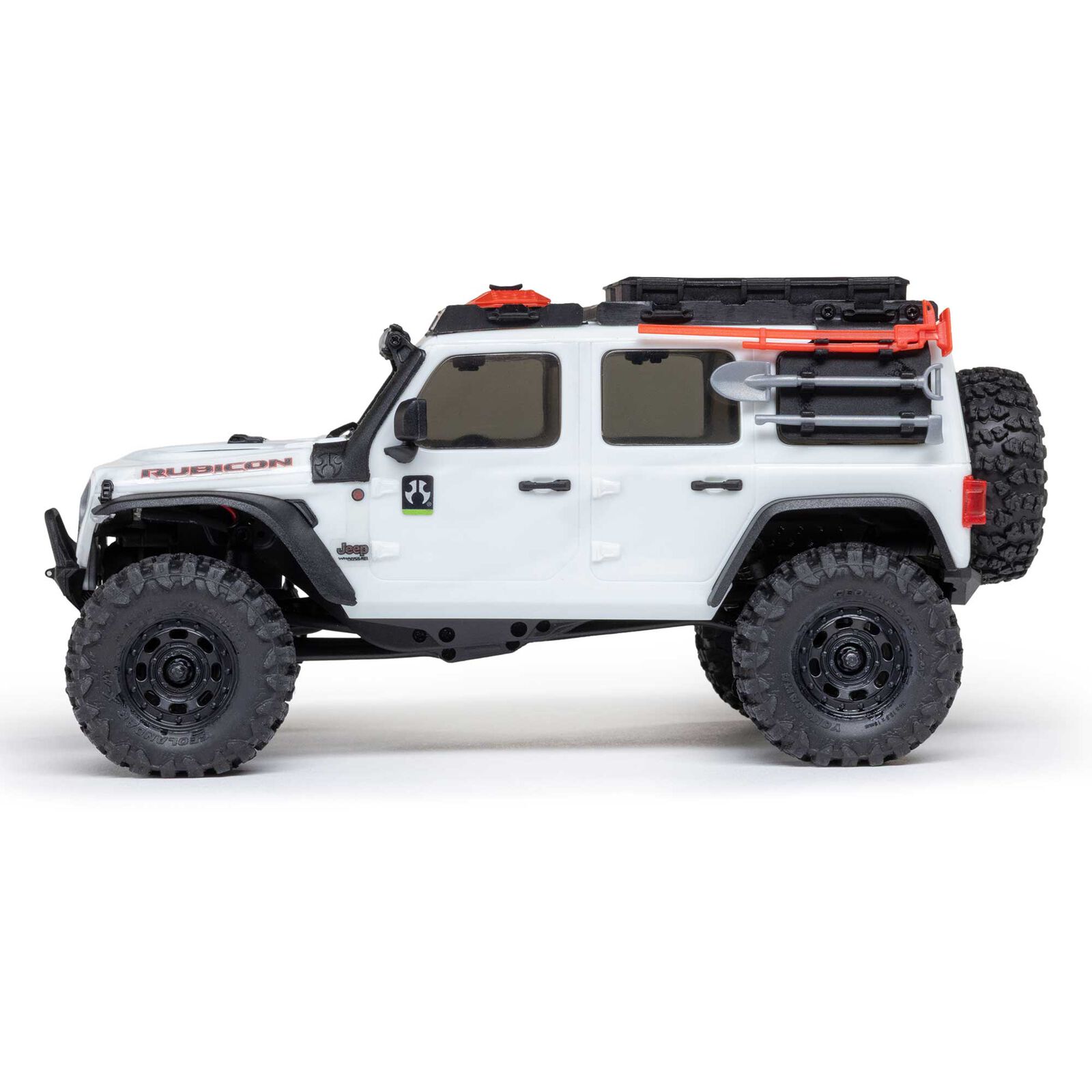 Axial SCX30 Jeep Wrangler JLU 4X4 RTR Brushed Rock Crawler (Battery & Charger Included), White 1/30