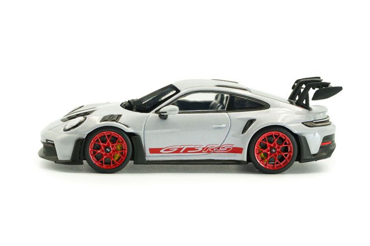 Solido Porsche 911 (992) GT3 RS '23 Grijs/Rood 1/43