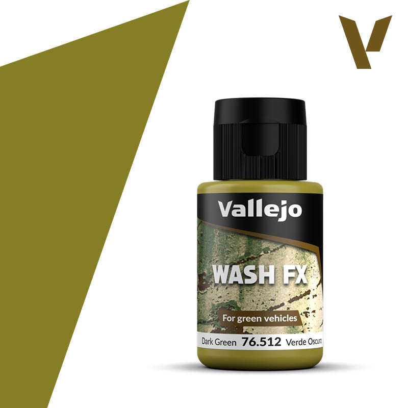 76512 Vallejo Model Wash FX Dark Green 35ml