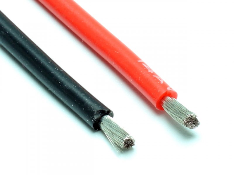 Pichler Siliconen Kabel 4.0qmm Zwart & Rood