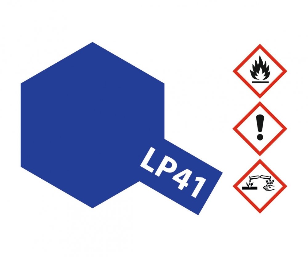 LP41 Potje Mica Blue brillant 10ml Tamiya