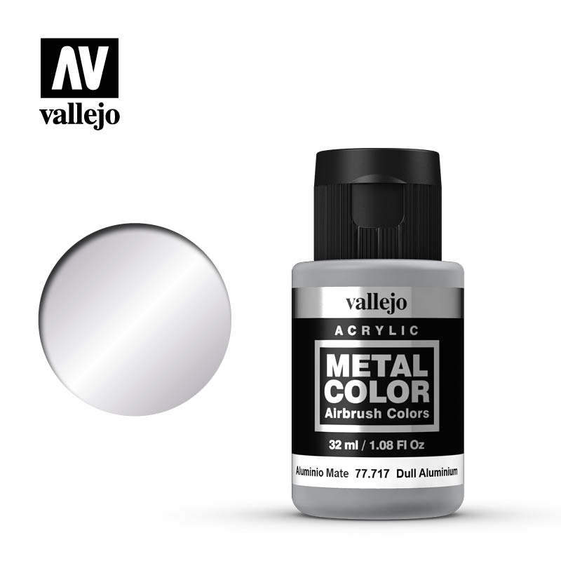 77717 Vallejo Metal Color Dull Aluminium Potje 32ml