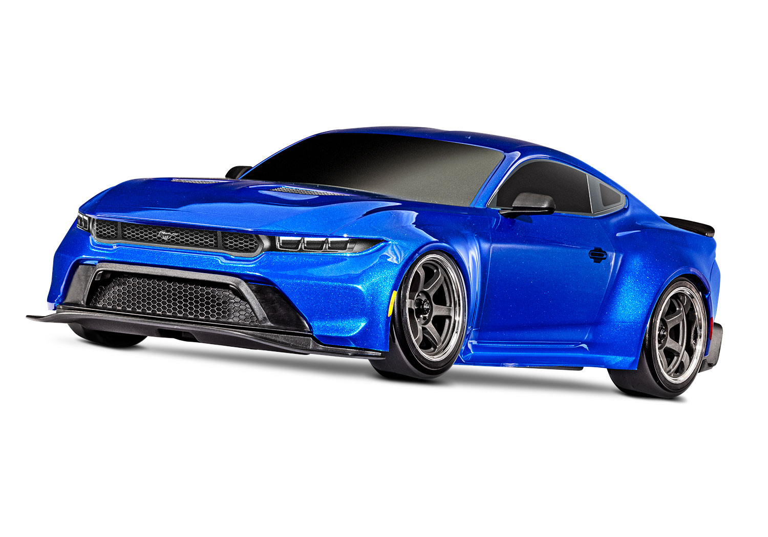 Traxxas 4-TEC 2024 Ford Mustang RWD Drift Car RTR 1/10 Blue Summer Sale