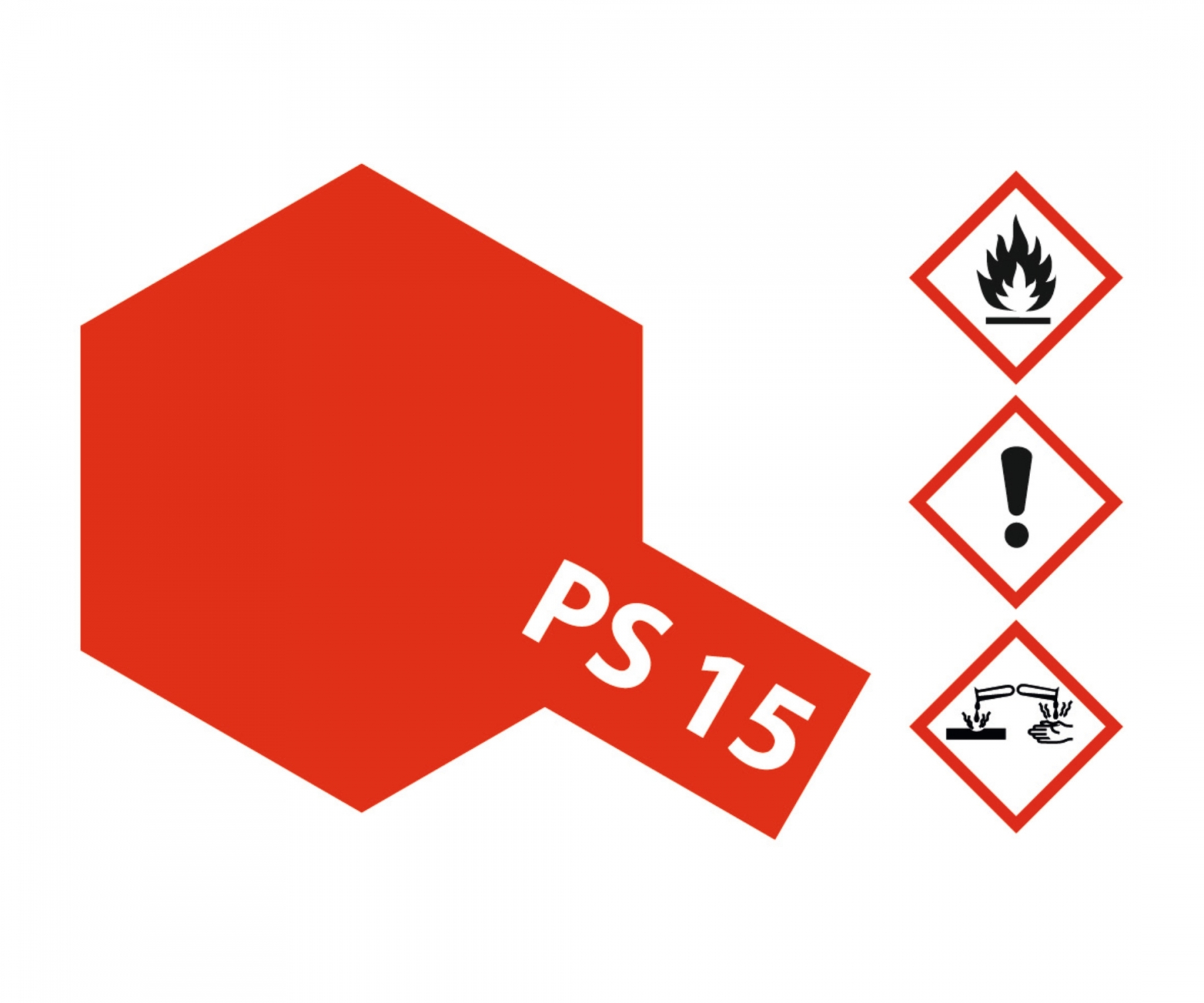PS15 Spray Metallic Red brillant 100ml Tamiya