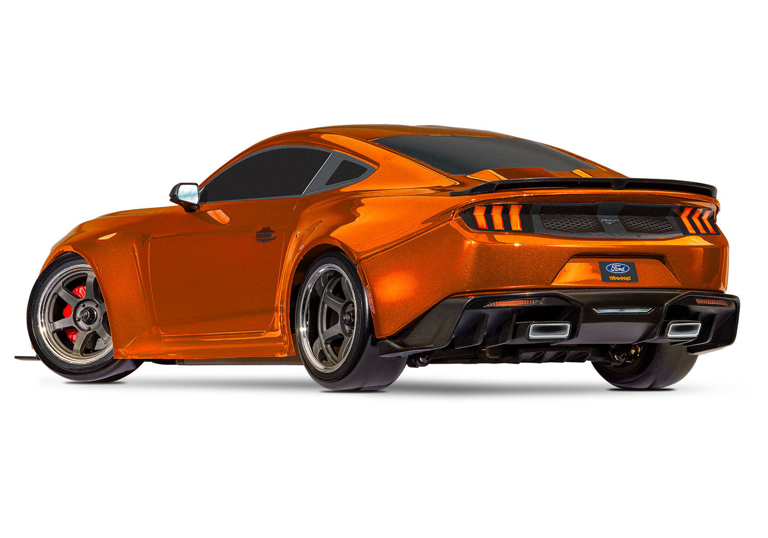 Traxxas 4-TEC 2024 Ford Mustang RWD Drift Car RTR 1/10 Copper Summer Sale