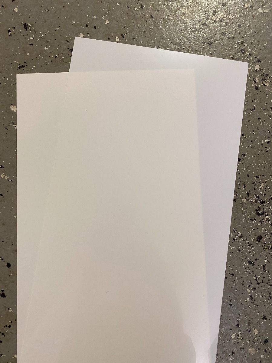 Polystyrol Plaat 3.0x250x300mm