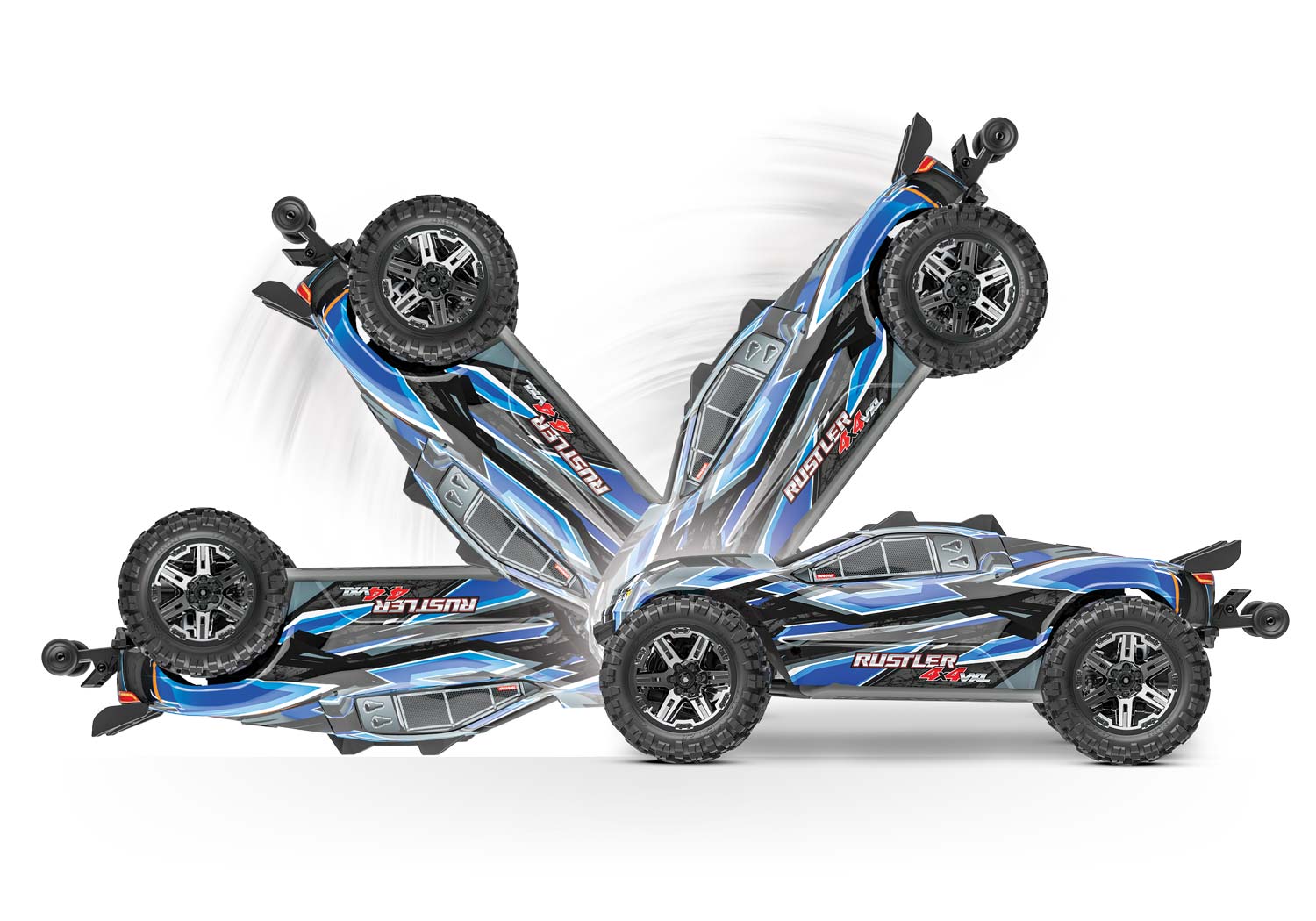 Traxxas Rustler 4X4 VXL HD TQi TSM 1/10 Scale High-Performance Brushless Stadium Truck Green