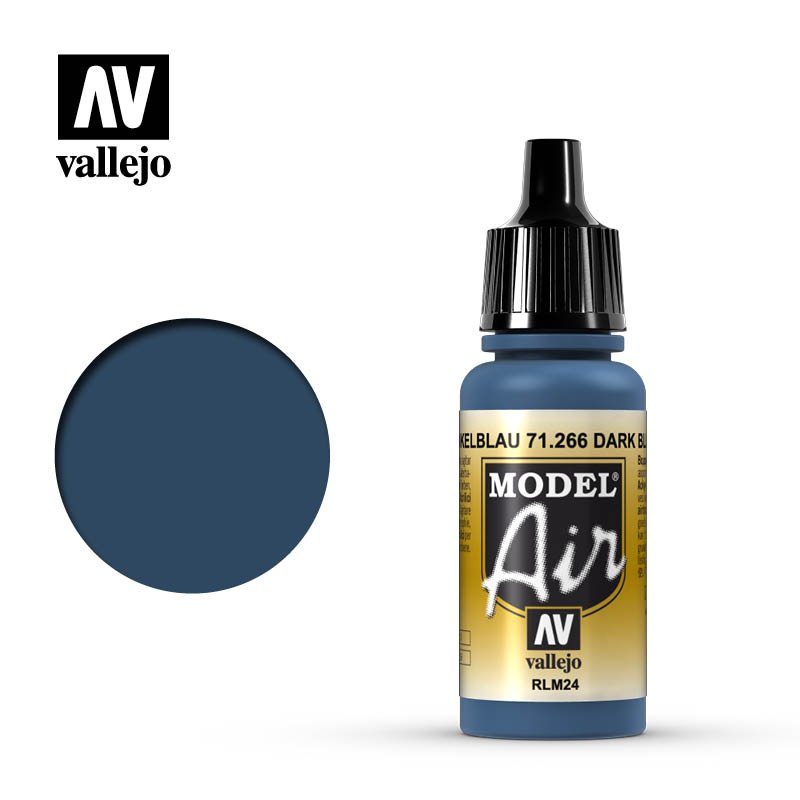 71266 Vallejo Dark Blue RLM24 Model Air 17ml