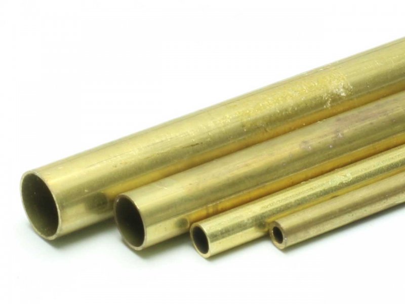 3x Messing Buis 7 x 6mm