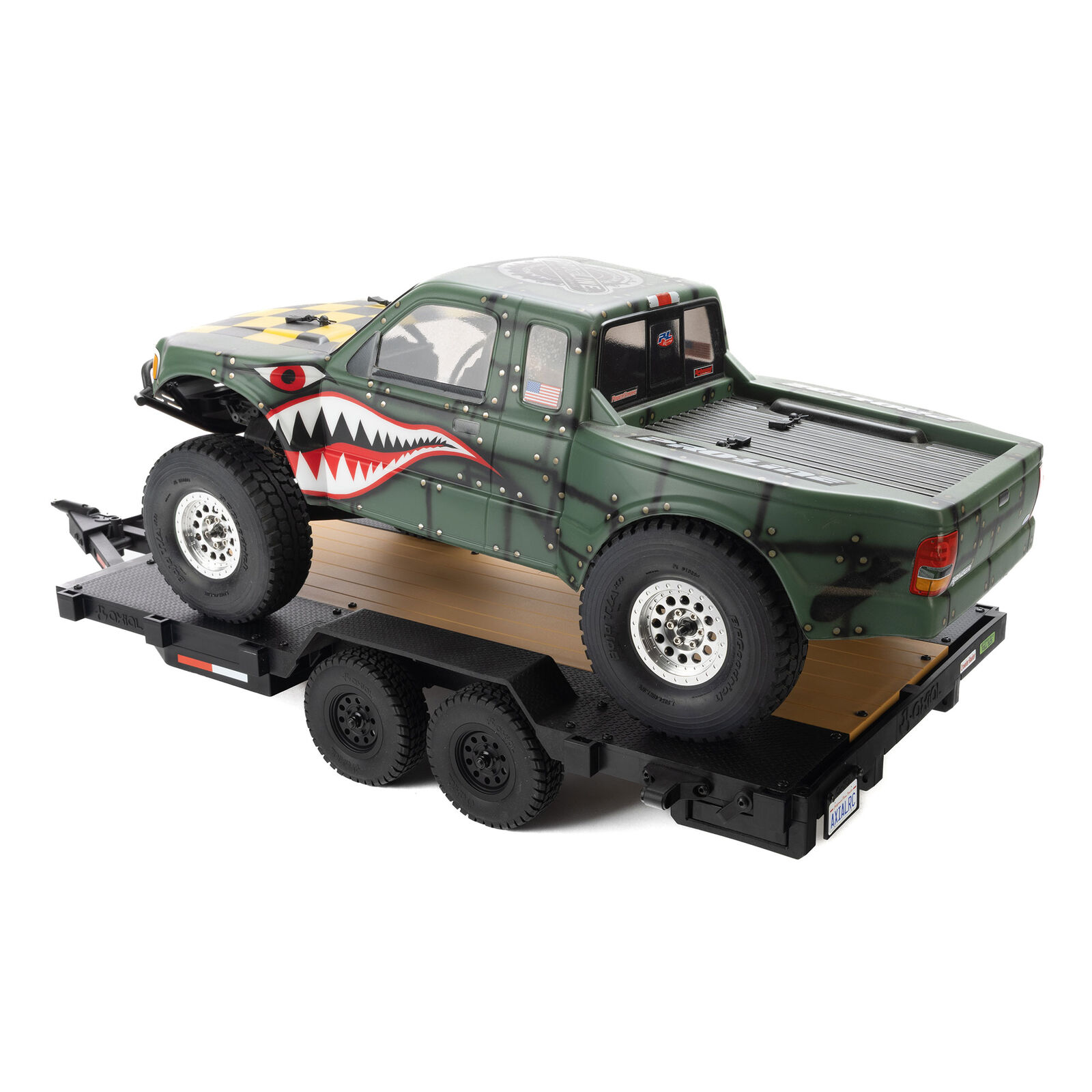 Axial SCX10 Flat Bed Vehicle Trailer 1/10