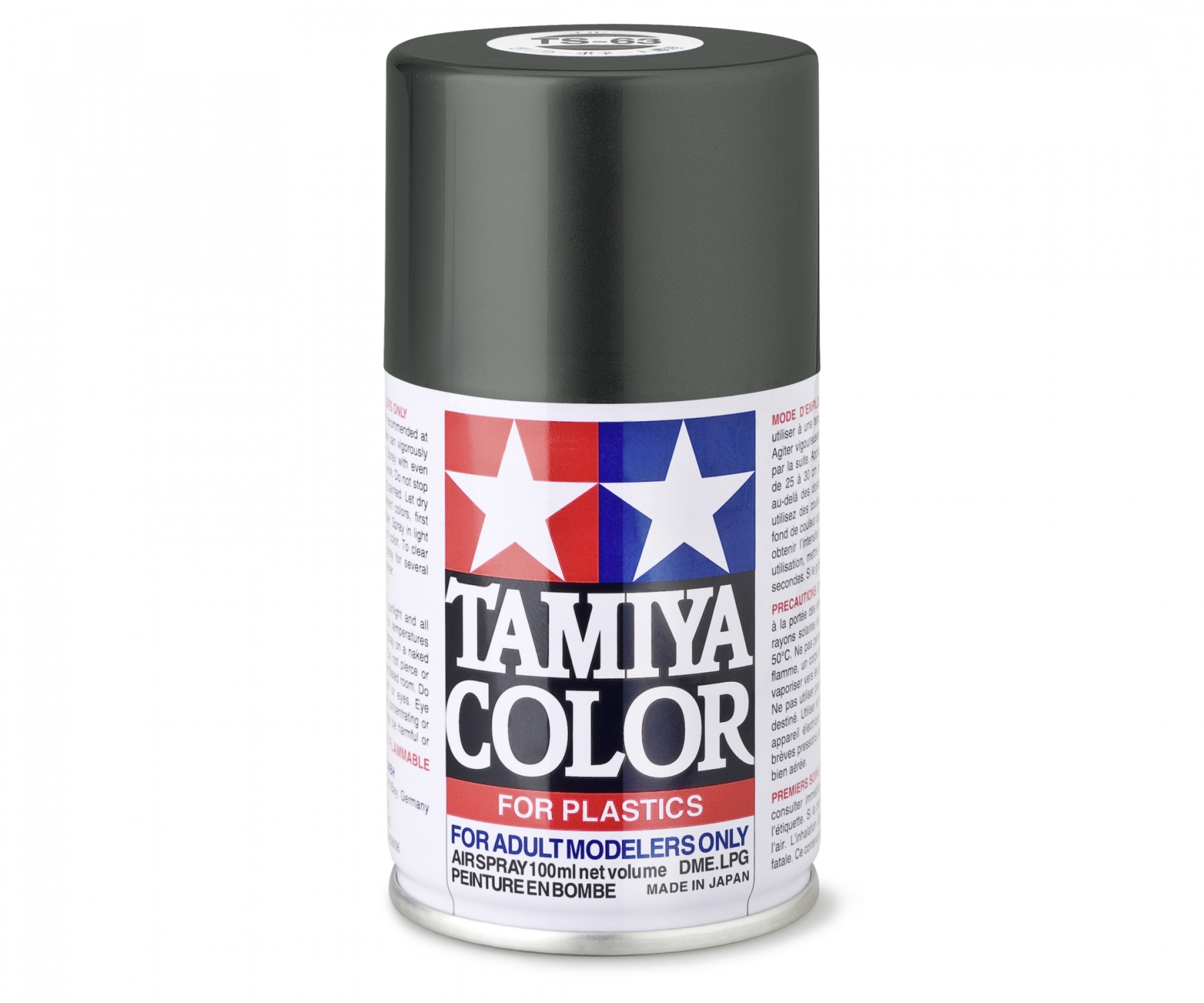 TS63 Spray Nato Black flat 100ml Tamiya