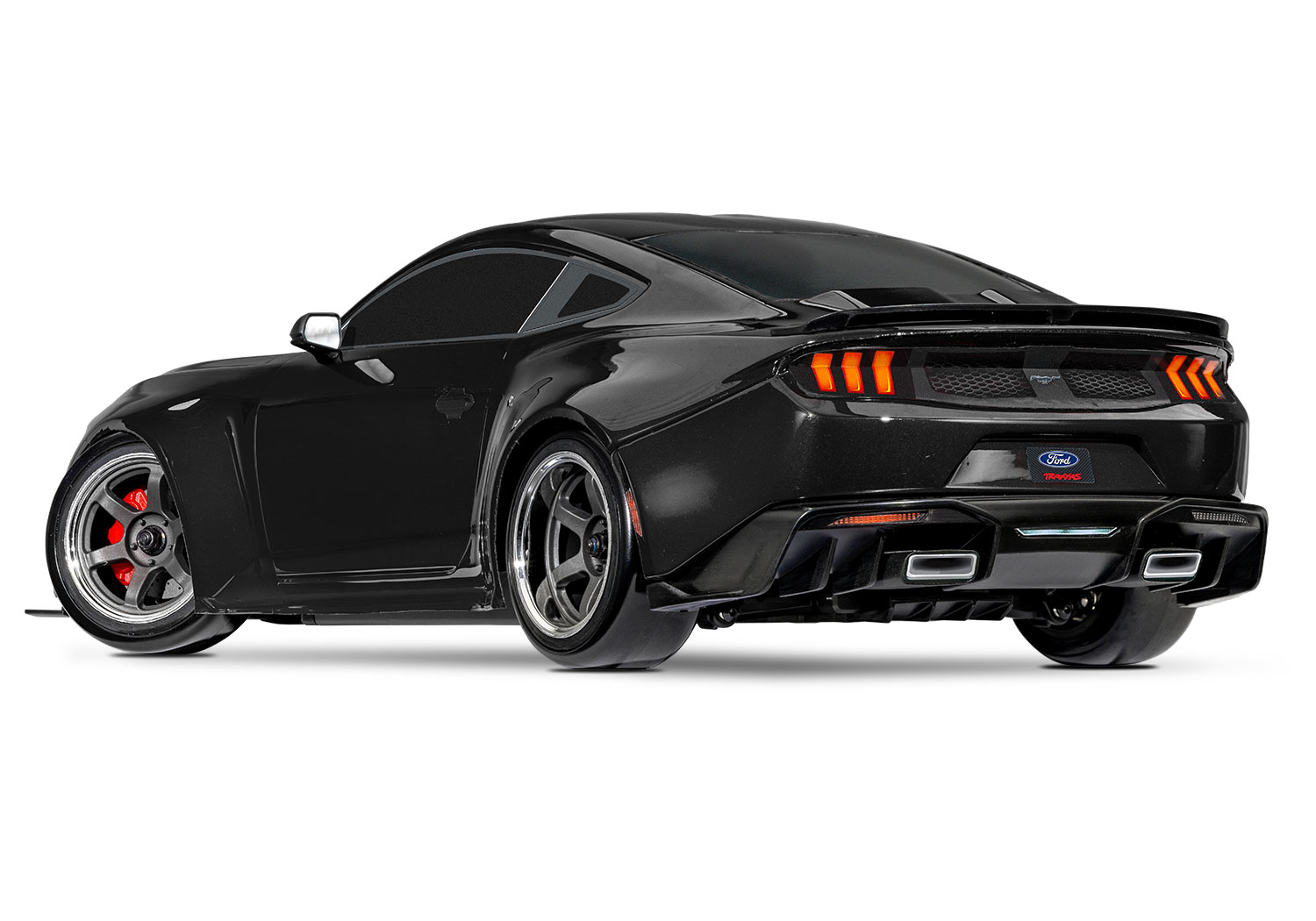 Traxxas 4-TEC 2024 Ford Mustang RWD Drift Car RTR 1/10 Black Summer Sale
