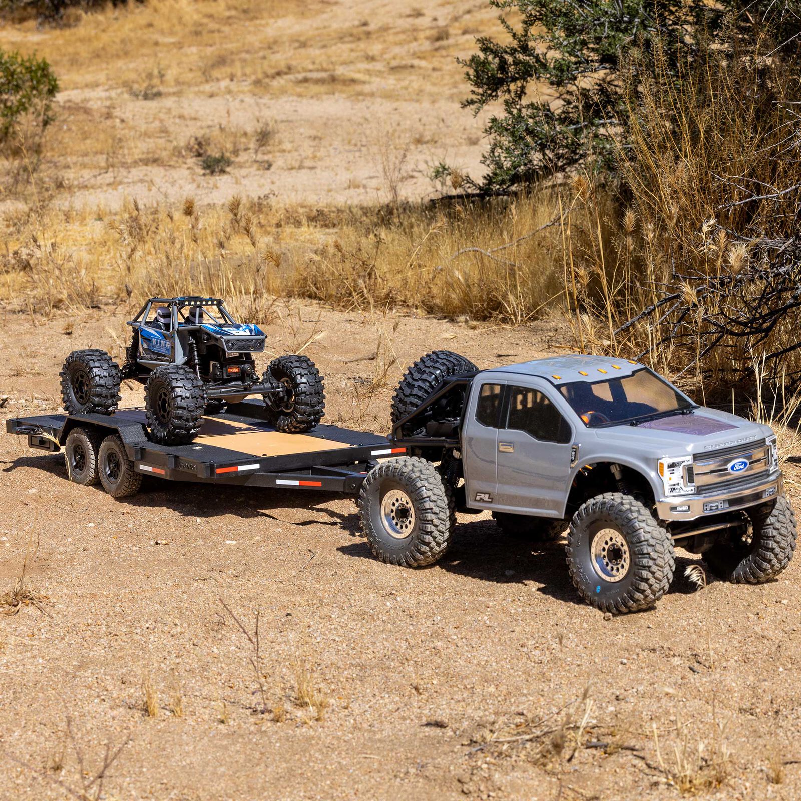 Axial SCX10 Flat Bed Vehicle Trailer 1/10