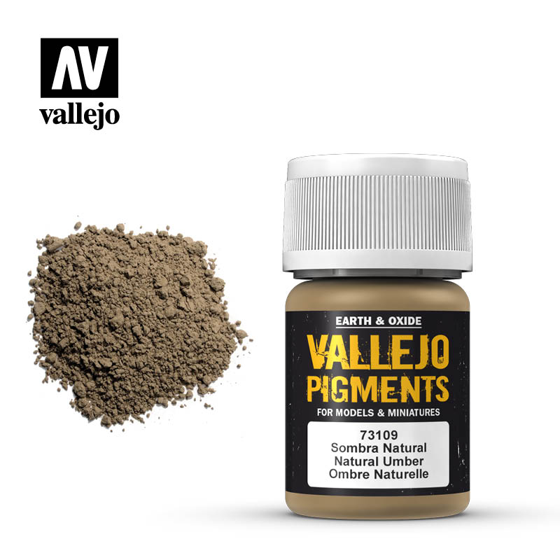 73109 Vallejo Pigment Natural Umber 35ml