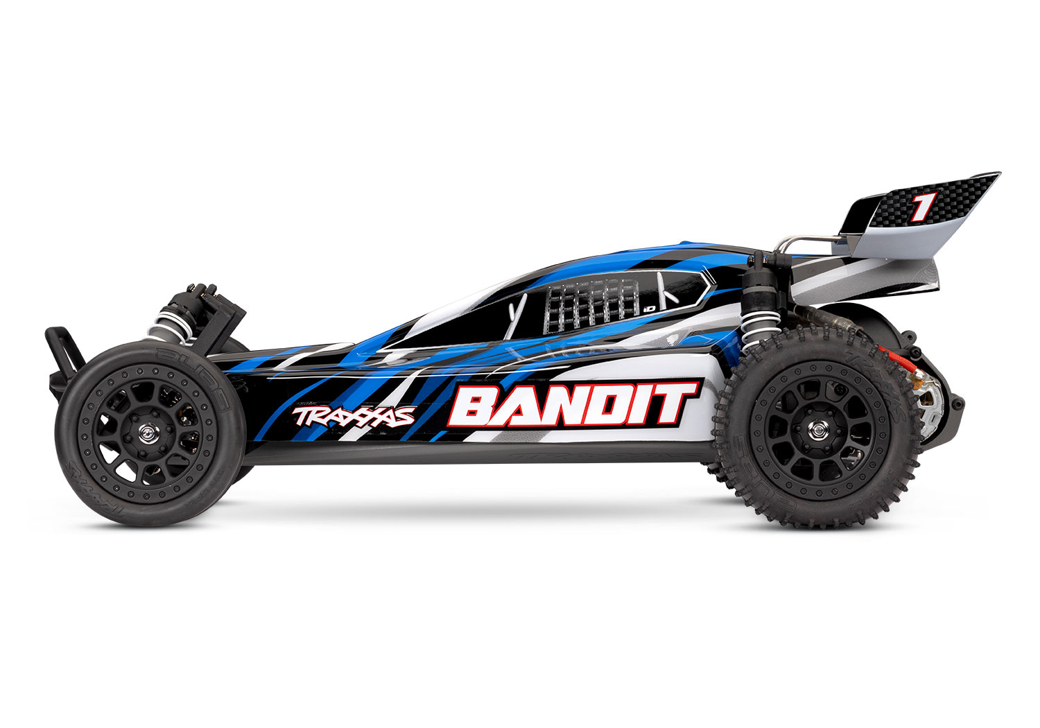 Traxxas Bandit TQ 2.4GHz met Accu & USB-C Lader RTR 2WD HD Extreme Sports Buggy 1/10 BLUE X Summer Sale