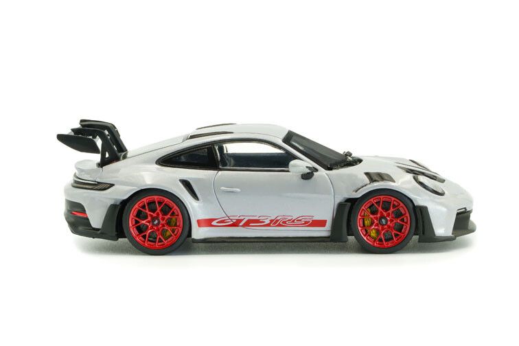 Solido Porsche 911 (992) GT3 RS '23 Grijs/Rood 1/43