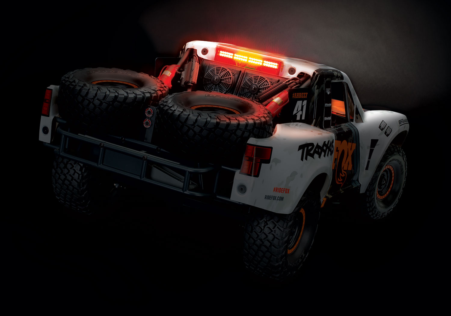 Traxxas Unlimited Desert Racer Pro-Scale 4WD incl. LED TQi VXL-6S FOX 1/8 Orange