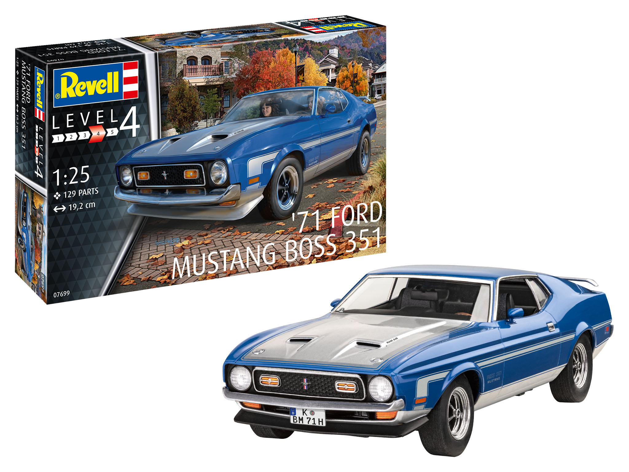 Revell Model Set '71 Mustang Boss 351 1/25