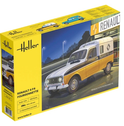 Heller Renault 4 Fourgonette F4 1/24
