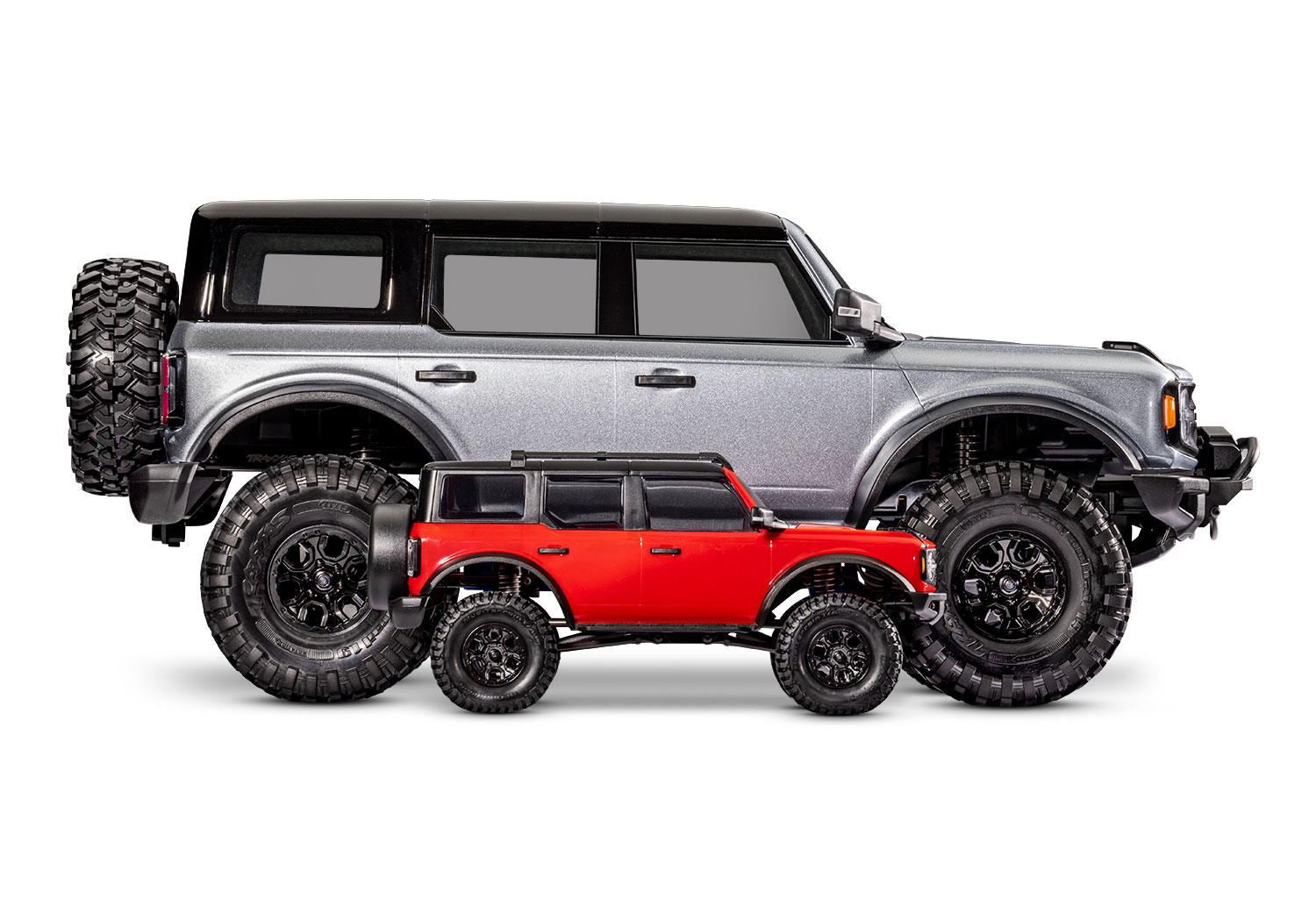 Traxxas TRX-4M Bronco 4WD Electric Scale and Trail Crawler with TQ 1/18 Orange