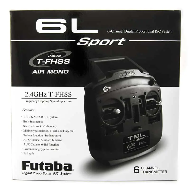 Futaba 6L Sport 6 Kanaals 2.4Ghz afstandsbediening met R3106GF ontvanger T-FHSS Air Mono Mode 2