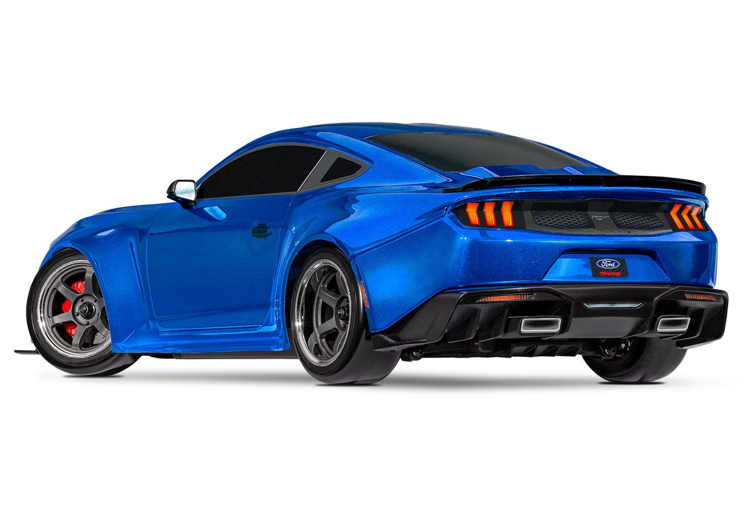 Traxxas 4-TEC 2024 Ford Mustang RWD Drift Car RTR 1/10 Blue Summer Sale