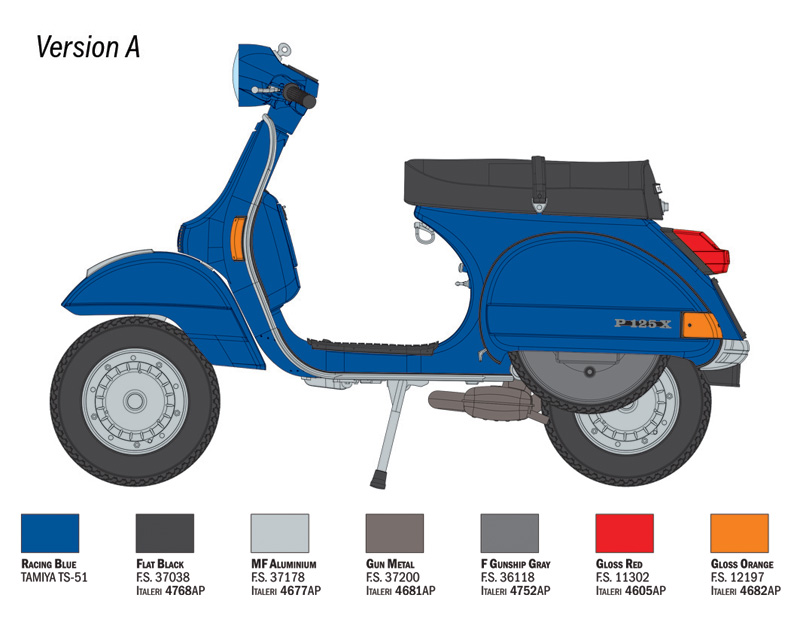 Italeri Vespa PX 125/150 1978 1/9