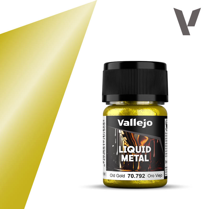 70792 Vallejo Liquid Metal Old Gold 35ml