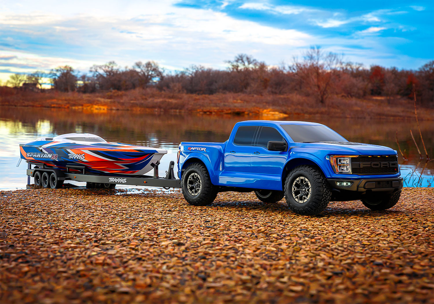 Traxxas Boat Triple Axle Trailer for Spartan/M41