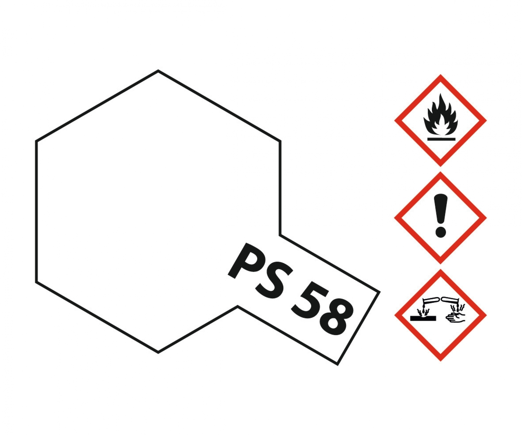 PS58 Spray Pearl Clear flat 100ml Tamiya